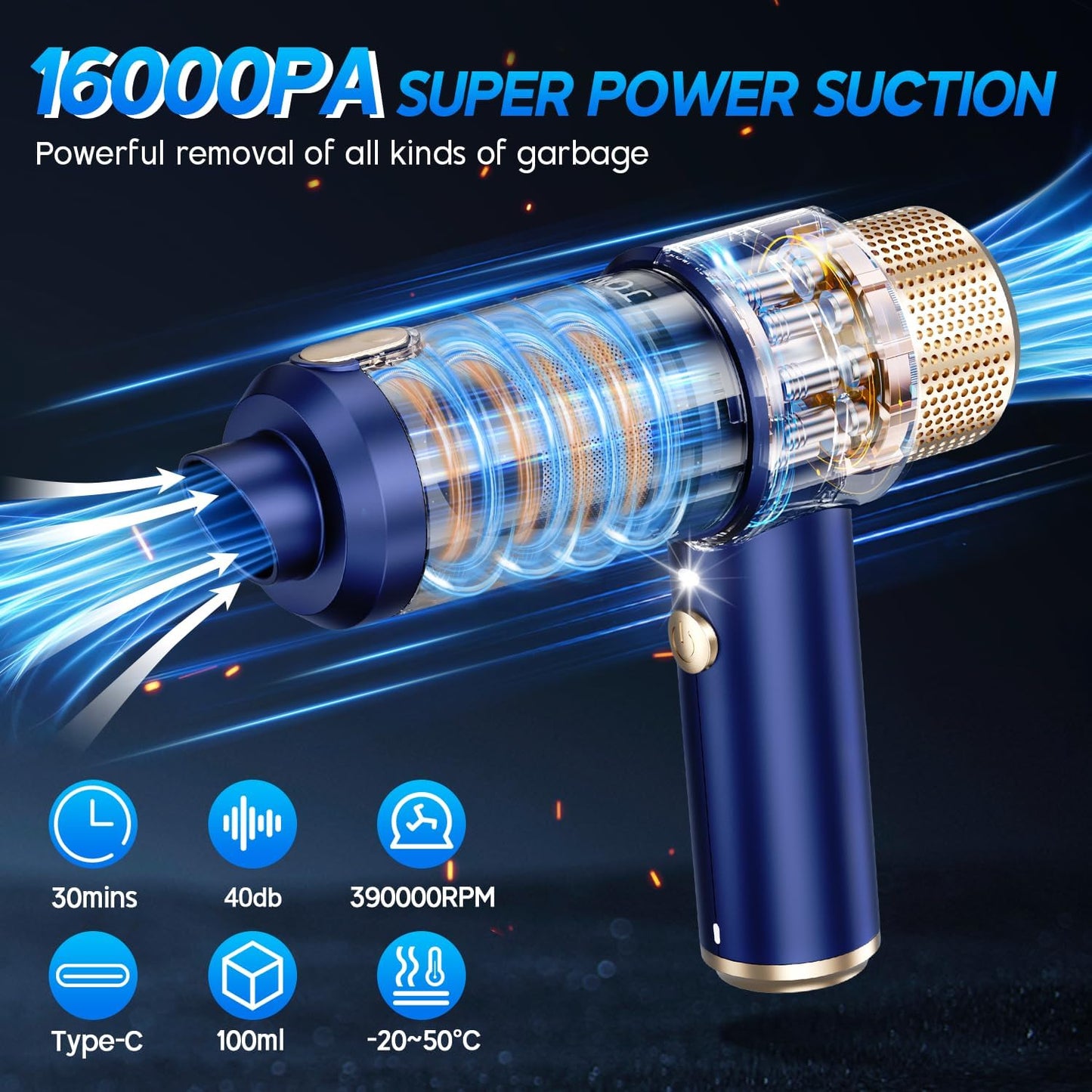 JONYJ Handheld Car Vacuum Cleaner 16000PA Cordless
JONYJ 2-in-1 Car Vacuum and Air Duster
JONYJ Cordless Vacuum Cleaner for Car and Home
JONYJ Portable Vacuum Cleaner with HEPA Filter
JONYJ Lightweight Handheld Vacuum with LED Light
JONYJ Rechargeable Car Vacuum 16000PA Suction Power
JONYJ Type-C Fast Charging Vacuum for Car Cleaning
JONYJ Mini Vacuum for Pet Hair and Dust
JONYJ Air Duster and Vacuum Cleaner Combo
JONYJ High Power 120W Cordless Handheld Vacuum